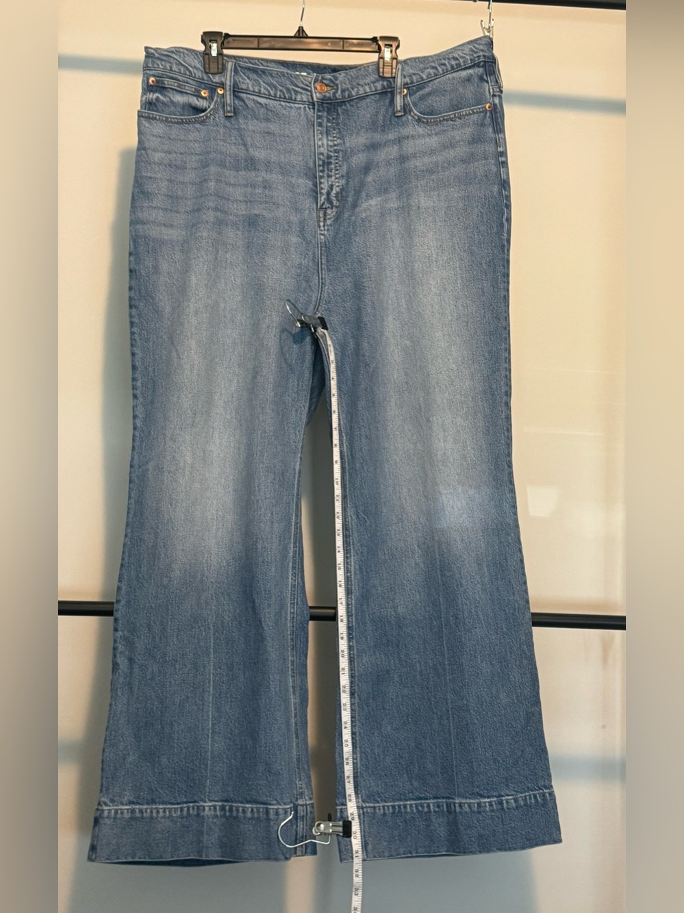 JCrew Classic High-Waist Wide-Leg Women's Jeans - Light Blue - Picture 5 of 10